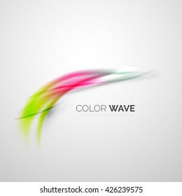 Elegant light smooth vector wave