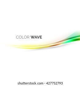 Elegant light smooth vector wave