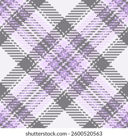 Elegant lilac and grey plaid pattern.  Perfect for textile design, fashion, home decor, or website backgrounds. This sophisticated, intersecting design evokes feelings of calmness and style.