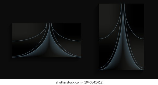 Elegant line backgrounds such as bridges for business cards, banners, covers, social media backgrounds, wallpapers, visiting cards