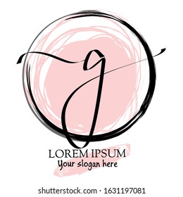 Elegant line curve vector logotype. Premium letter G logo design. Luxury linear creative monogram