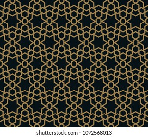 elegant line ornament pattern seamless pattern for background, wallpaper, textile printing, packaging, wrapper, etc.