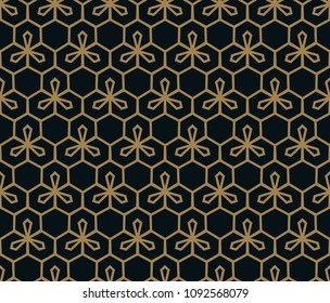 elegant line ornament pattern seamless pattern for background, wallpaper, textile printing, packaging, wrapper, etc.