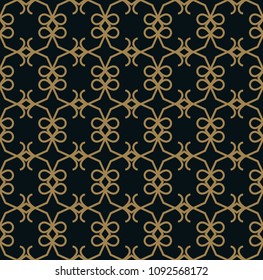 elegant line ornament pattern seamless pattern for background, wallpaper, textile printing, packaging, wrapper, etc.