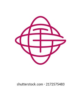 Logotipo de vector de línea elegante. Diseño inicial de logotipo de letra premium. Monograma creativo lineal de lujo.
