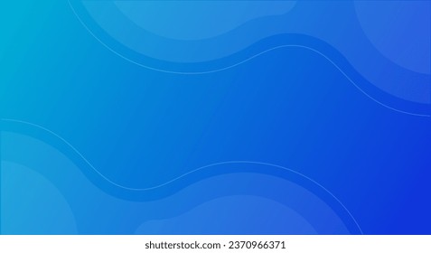 Elegant Lineart Blue Gradient Background Template Wallpaper