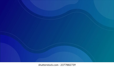 Elegant Lineart Blue Gradient Background Template Wallpaper