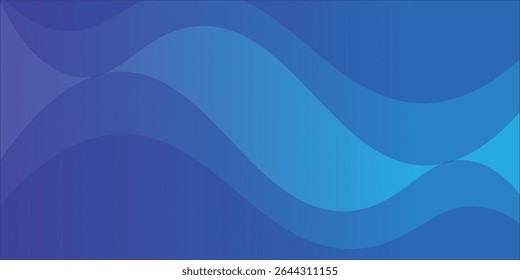 Fondo de pantalla de Plantilla de fondo degradado azul lineart elegante