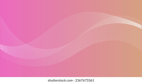Elegant Lineart Gradient Background Template Wallpaper