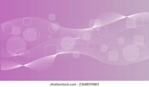 Elegant Lineart Gradient Background Template Wallpaper