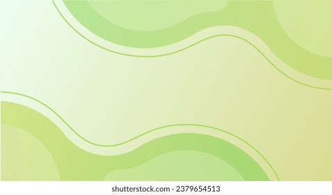 Elegant Lineart Green Gradient Background Template Wallpaper