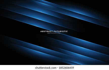 Elegant lines on dark black background. Luxurious Premium Vector. Detail concept wallpaper.