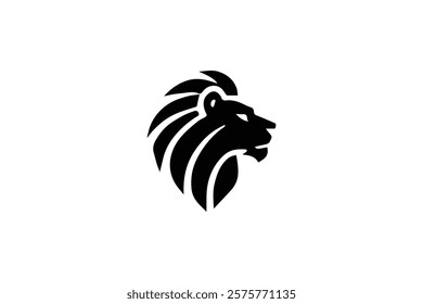 Elegant Lion Head Logo Template