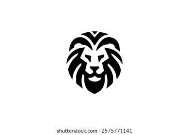 Elegant Lion Head Logo Template