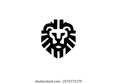 Elegant Lion Head Logo Template