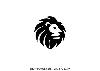 Elegant Lion Head Logo Template