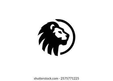 Elegant Lion Head Logo Template