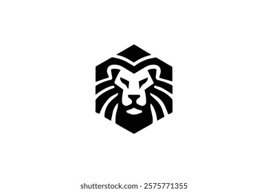 Elegant Lion Head Logo Template