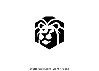 Elegant Lion Head Logo Template