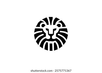 Elegant Lion Head Logo Template