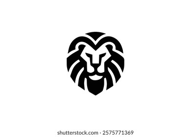 Elegant Lion Head Logo Template