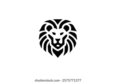 Elegant Lion Head Logo Template