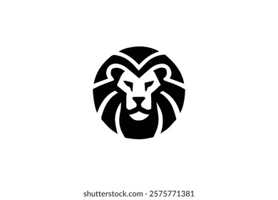 Elegant Lion Head Logo Template
