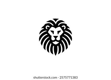 Elegant Lion Head Logo Template