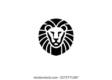 Elegant Lion Head Logo Template