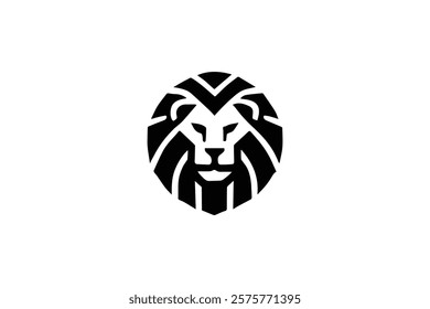 Elegant Lion Head Logo Template