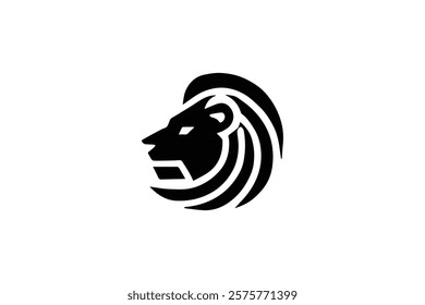 Elegant Lion Head Logo Template