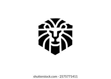 Elegant Lion Head Logo Template