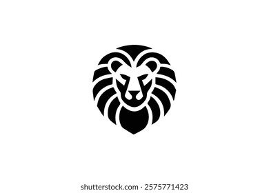 Elegant Lion Head Logo Template