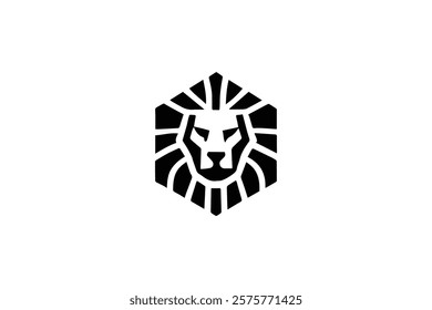 Elegant Lion Head Logo Template