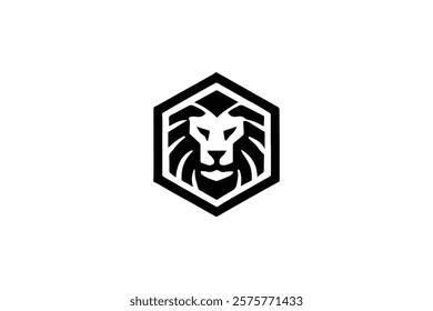 Elegant Lion Head Logo Template