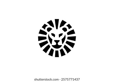 Elegant Lion Head Logo Template