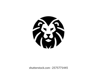 Elegant Lion Head Logo Template