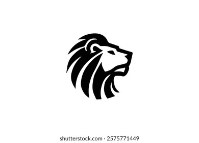 Elegant Lion Head Logo Template