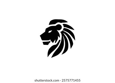 Elegant Lion Head Logo Template