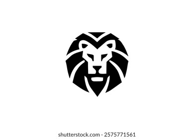 Elegant Lion Head Logo Template