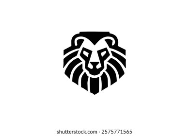 Elegant Lion Head Logo Template