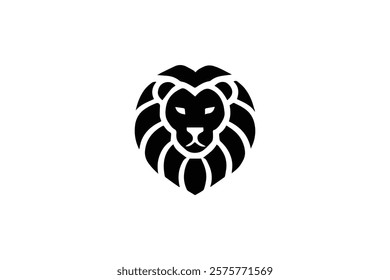 Elegant Lion Head Logo Template