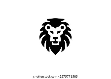 Elegant Lion Head Logo Template