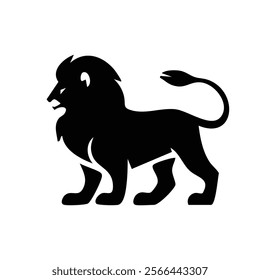 Elegant Lion Silhouette Design With Bold and Modern Appeal