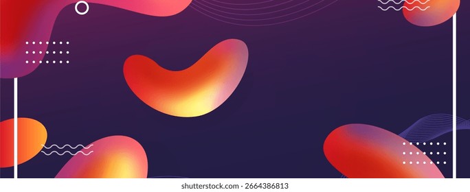 Elegant liquid gradient background featuring fluid motion effects and copy space for sophisticated branding
