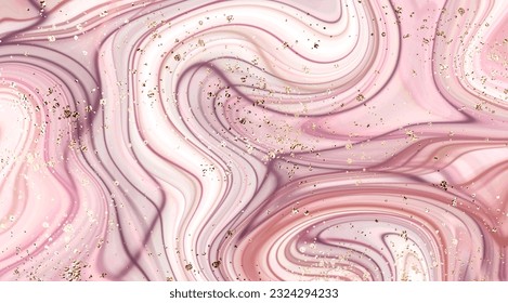 Elegant liquid marble background templates with colorful swirl texture and gold splatter.