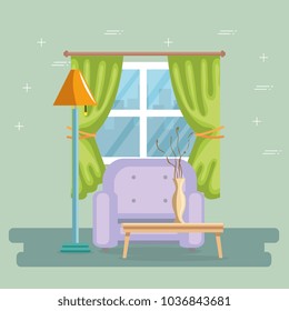 elegant living room scene