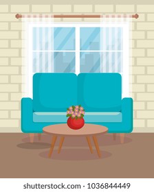 elegant living room scene