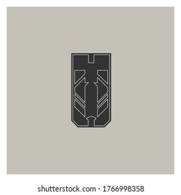 elegant logo, art deco style 