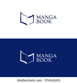 Elegant logo with book symbol.